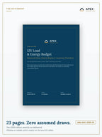 12V Load & Energy Budget Worksheet PDF cover — Apex Marine Labs 2026 Edition, 23 pages, A4 and US Letter included
