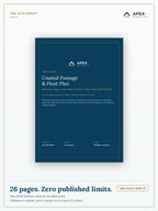 Coastal Passage & Float Plan PDF cover — Apex Marine Labs 2026 Edition, 26 pages, A4 and US Letter included