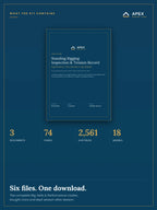 What the Rig & Sails kit contains — 3 documents, 74 pages, 2,561 live PDF form fields and 18 reduction models