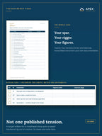 Reference page of the standing rigging record — 24 lines for transcribing your own spar maker's target tensions, limits and replacement intervals
